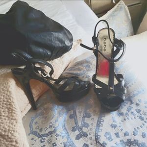 Bebe Strappy Platform Sandals sz. 10